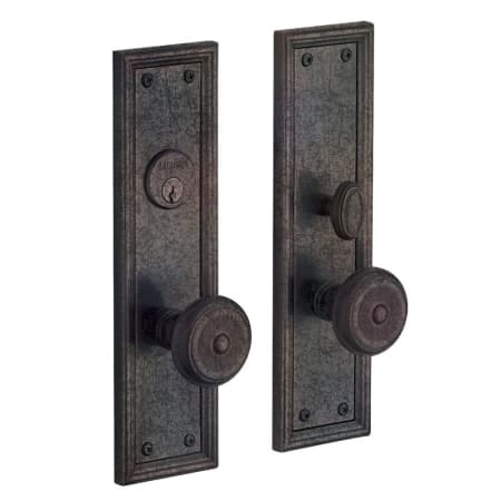 A large image of the Baldwin 6547.ENTR Distressed Oil Rubbed Bronze