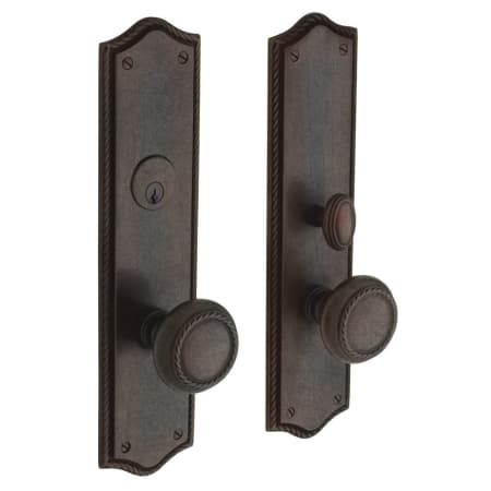 A large image of the Baldwin 6554.DBLC Distressed Oil Rubbed Bronze