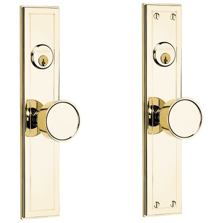 A large image of the Baldwin 6945.DBLC Non-Lacquered Brass