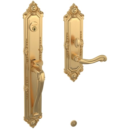 A large image of the Baldwin 6950.RENT Lifetime Satin Brass