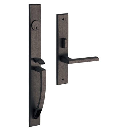 A large image of the Baldwin 6966.RENT Distressed Oil Rubbed Bronze