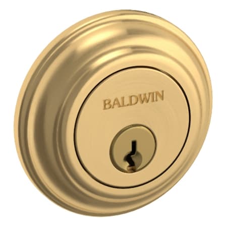 A large image of the Baldwin 8231 Lifetime Satin Brass