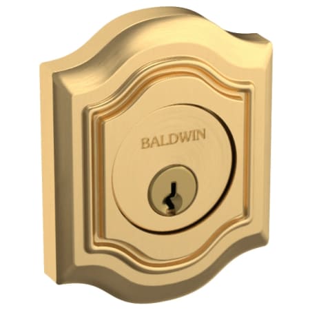 A large image of the Baldwin 8237 Lifetime Satin Brass