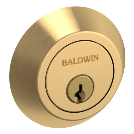 A large image of the Baldwin 8241 Lifetime Satin Brass