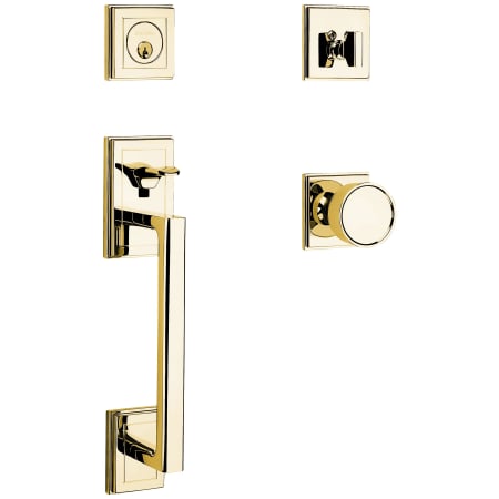 A large image of the Baldwin 85310.ENTR Non-Lacquered Brass