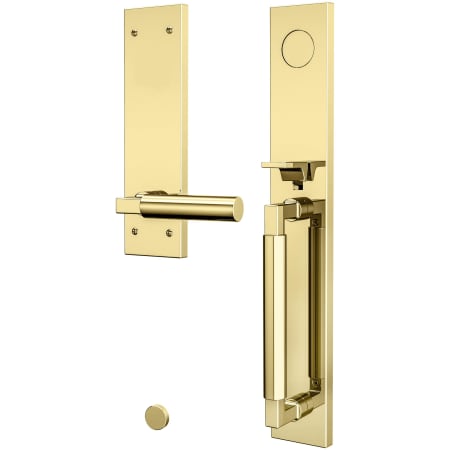 A large image of the Baldwin 85316.LFD Non-Lacquered Brass
