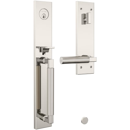 A large image of the Baldwin 85316.RENT Polished Nickel / Satin Nickel