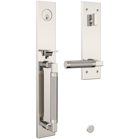 A large image of the Baldwin 85317.RENT Polished Nickel / Satin Nickel