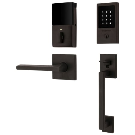A large image of the Baldwin 85393.LENT Oil Rubbed Bronze
