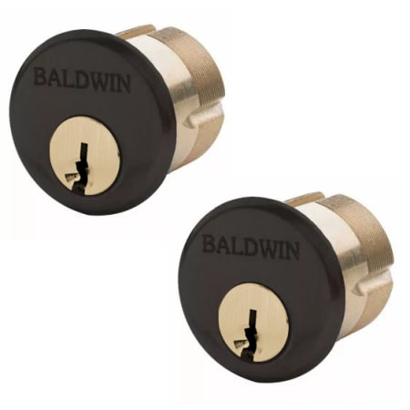 A large image of the Baldwin 8328.DBL Oil Rubbed Bronze