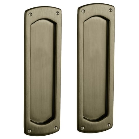 A large image of the Baldwin PD007.PASS Satin Brass and Black