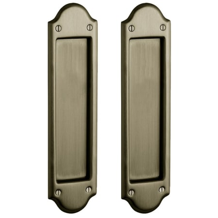 A large image of the Baldwin PD016.FD Satin Brass and Black