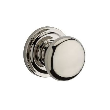 Baldwin PVROUTRR260 Polished Chrome Round Privacy Door Knob with