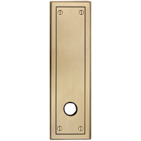 A large image of the Baldwin R051.PV Satin Brass and Brown