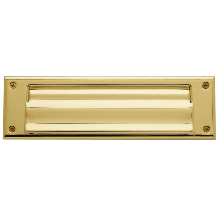 A large image of the Baldwin 0017 Lifetime Polished Brass