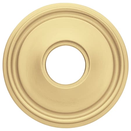 A large image of the Baldwin 5070 Satin Brass and Brown