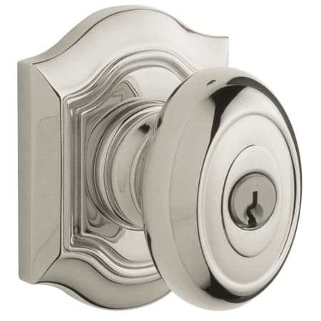 A large image of the Baldwin 5237.ENTR Lifetime Polished Nickel