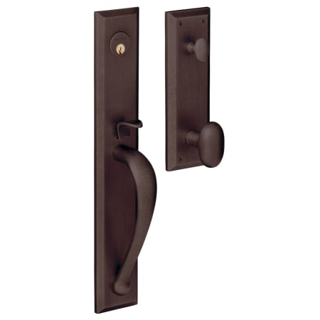 A large image of the Baldwin 6403.ENTR Distressed Oil Rubbed Bronze