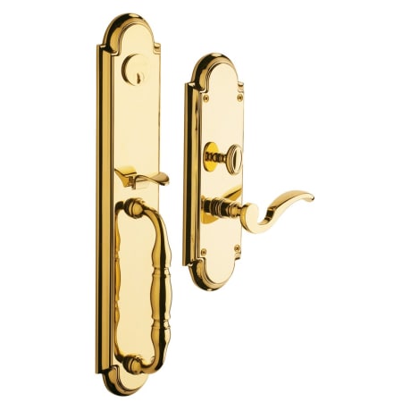 A large image of the Baldwin 6544.LDBL Lifetime Polished Brass