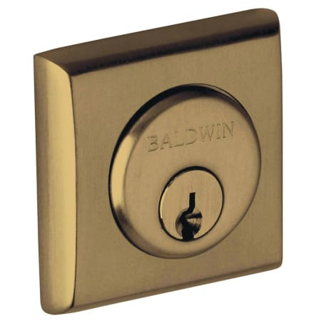 A large image of the Baldwin 6739 Satin Brass and Black