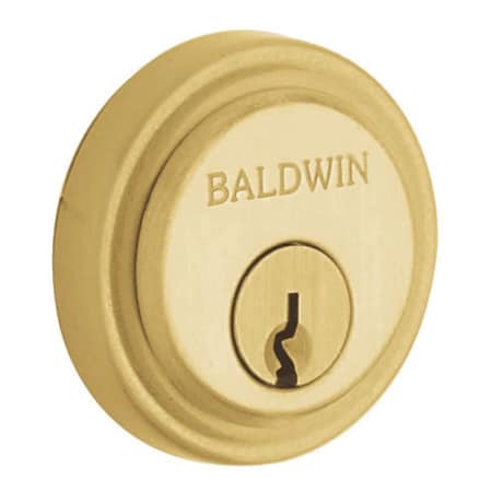 A large image of the Baldwin 6757 Lifetime PVD Satin Brass