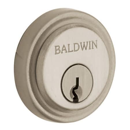 A large image of the Baldwin 6757 Lifetime Satin Nickel