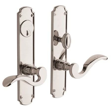 A large image of the Baldwin 6942.ENTR Lifetime Polished Nickel