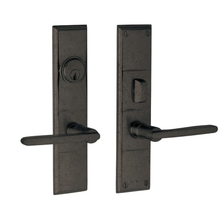 A large image of the Baldwin 6973.ENTR Distressed Oil Rubbed Bronze