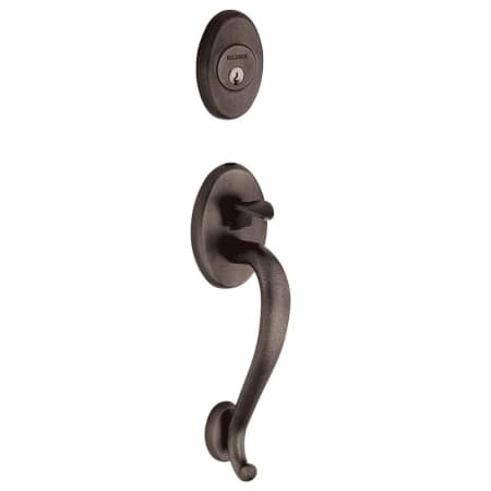 A large image of the Baldwin 85315.ENTR Distressed Oil Rubbed Bronze