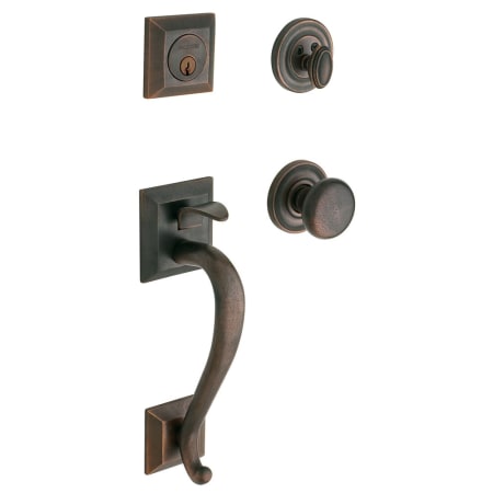A large image of the Baldwin 85320.DBLC Distressed Oil Rubbed Bronze