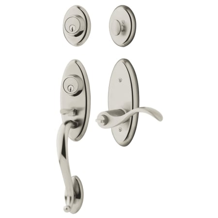 A large image of the Baldwin 85345.2DCL Lifetime Polished Nickel