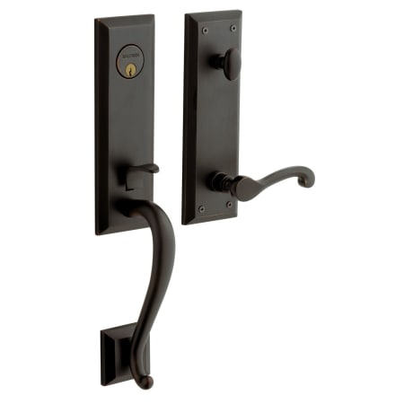 A large image of the Baldwin 85355.LENT Oil Rubbed Bronze
