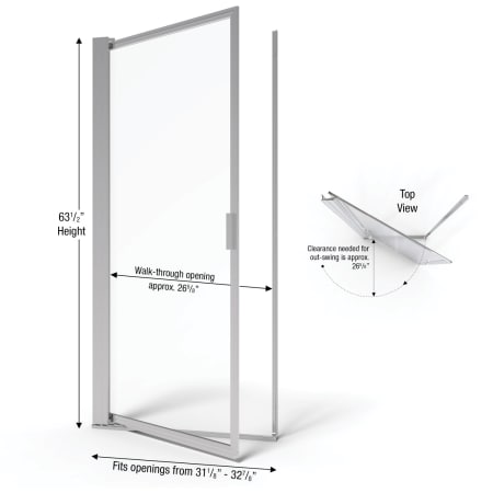 A large image of the Basco A001-8OB Basco-A001-8OB-Dimensions