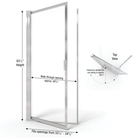 A large image of the Basco A001-9XP Basco-A001-9XP-Dimensions