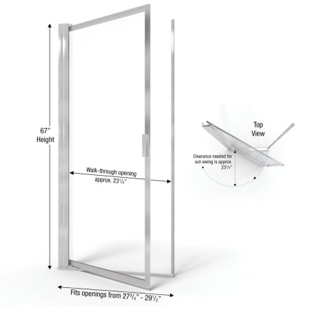 A large image of the Basco A002-5CL Basco-A002-5CL-Dimensions