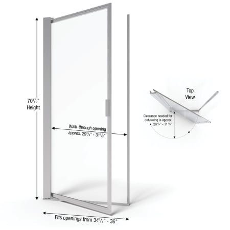 A large image of the Basco A005-12OB Basco-A005-12OB-Dimensions