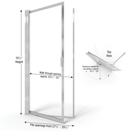 A large image of the Basco A005-7CL Basco-A005-7CL-Dimensions