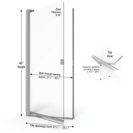 A large image of the Basco A0063-6CL Basco-A0063-6CL-Dimensions