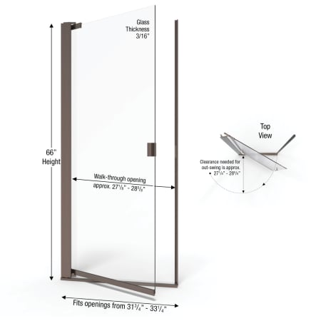 A large image of the Basco A0063-6CL Basco-A0063-6CL-Dimensions