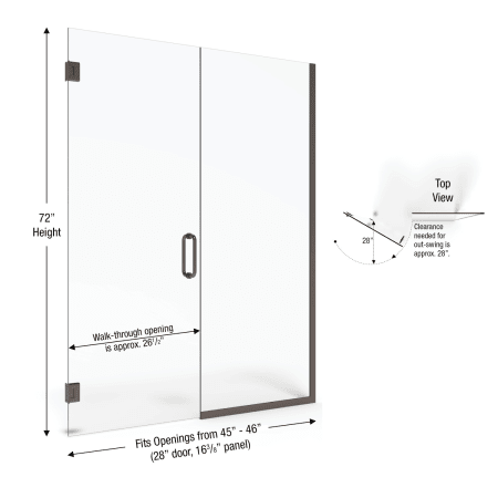 A large image of the Basco CELA-935-46-72CL Basco-CELA-935-46-72CL-Dimension Image