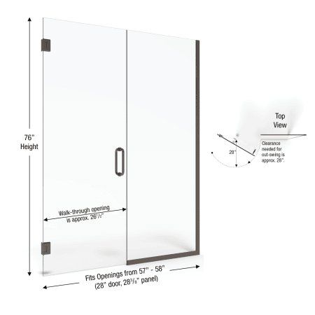 A large image of the Basco CELA-935-58-76CL Basco-CELA-935-58-76CL-Dimension Image