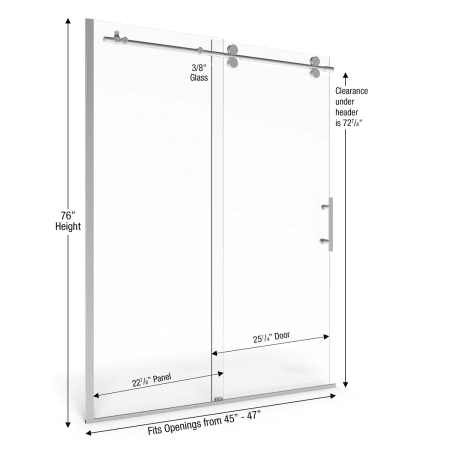 A large image of the Basco VNXA-935-47XP Basco-VNXA-935-47XP-Dimension Image