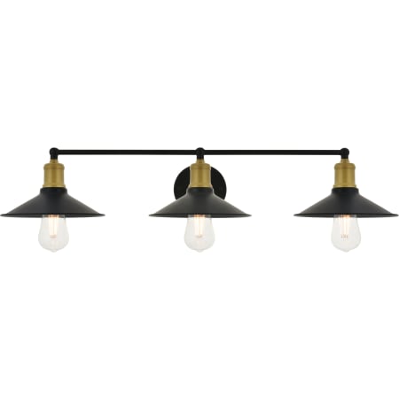 A large image of the Bellevue EGBF34685 Brass / Black