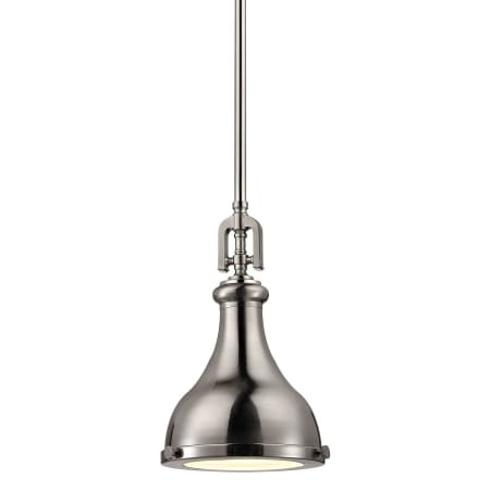 A large image of the Bellevue EP3204 Brushed Nickel