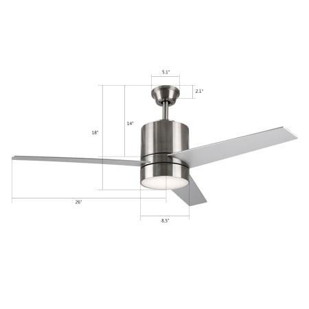 Blade Smart Led Ceiling Fan, Fanimation Pylon 48 Inch Ceiling Fan