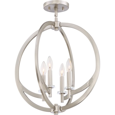 A large image of the Bellevue QZCF96631 Brushed Nickel