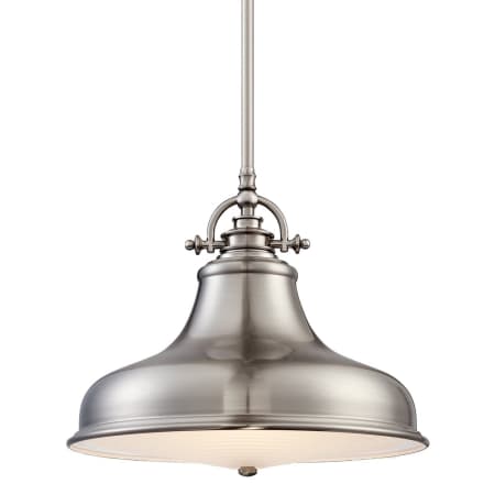 A large image of the Bellevue QZP3977 Brushed Nickel