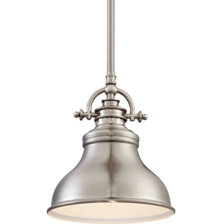 A large image of the Bellevue QZP4319 Brushed Nickel
