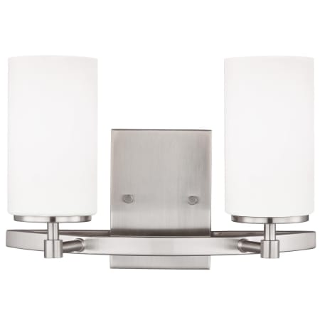 A large image of the Bellevue SGBF74195 Brushed Nickel