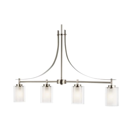 A large image of the Bellevue SGCH22854 Brushed Nickel